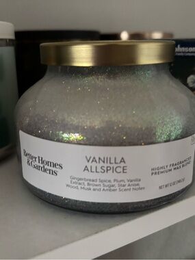 Better Homes And Gardens Vanilla Allspice Scented - Sparkling Silver